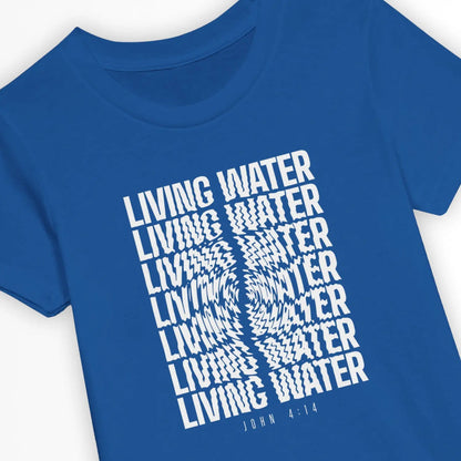 Living Water | Premium Kids' Christian T-Shirt designed by 3rd Day Christian Clothing.