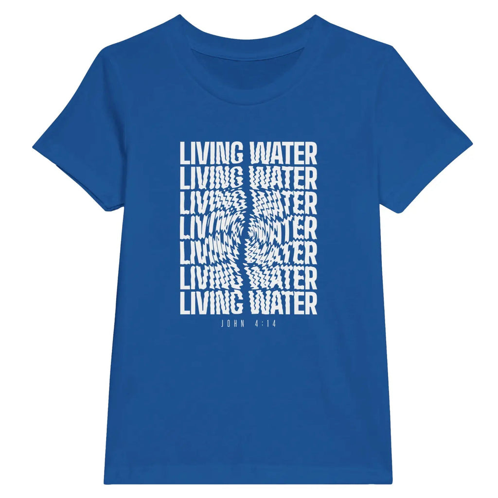 Living Water – Kids' Christian T-Shirt designed by 3rd Day Christian Clothing.
