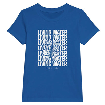 Living Water | Premium Kids' Christian T-Shirt designed by 3rd Day Christian Clothing.