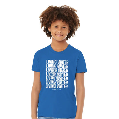 Living Water | Premium Kids' Christian T-Shirt designed by 3rd Day Christian Clothing.