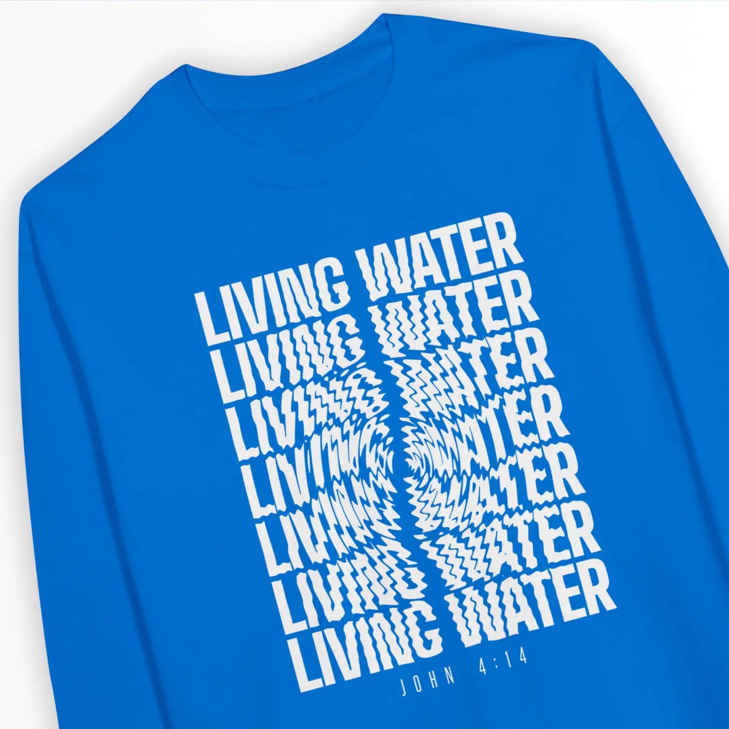 Living Water | Premium Unisex Christian Sweatshirt designed by 3rd Day Christian Clothing.