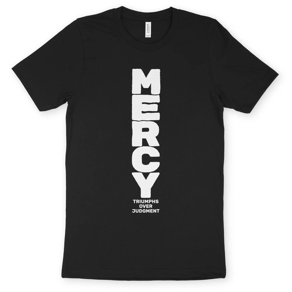 MERCY Triumphs – Unisex Christian T-Shirt designed by 3rd Day Christian Clothing.