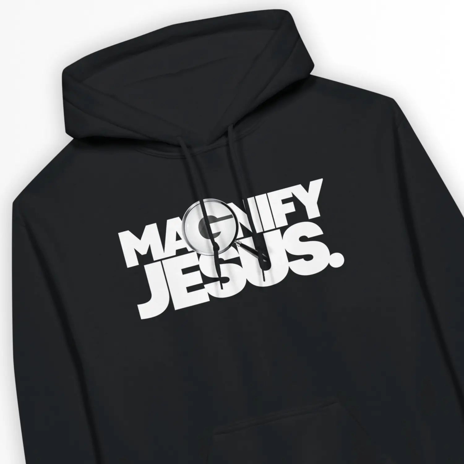 Magnify Jesus – Unisex Christian Hoodie designed by 3rd Day Christian Clothing.