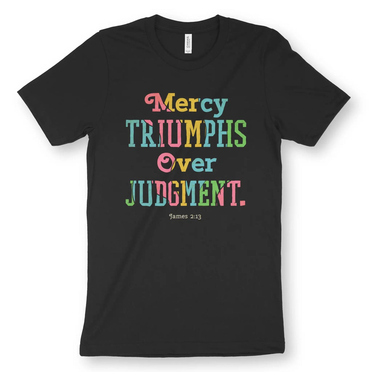 Mercy Triumphs Over Judgement 2.0 | Premium Unisex Christian T-Shirt designed by 3rd Day Christian Clothing.