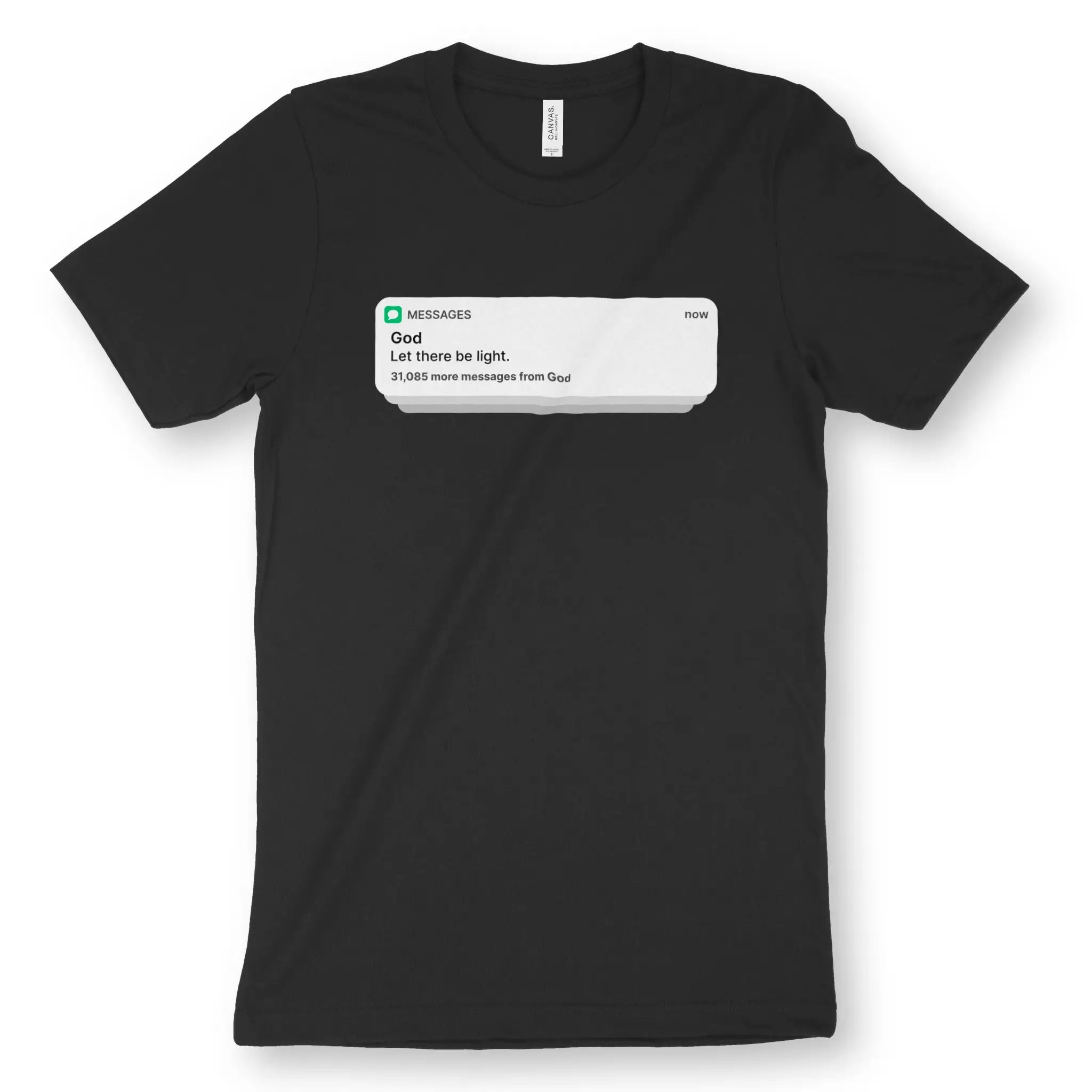 Messages From God – Unisex Christian T-Shirt designed by 3rd Day Christian Clothing.