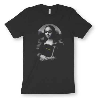 Mona Lisa's Bible 2.0 | Premium Unisex Christian T-Shirt designed by 3rd Day Christian Clothing.