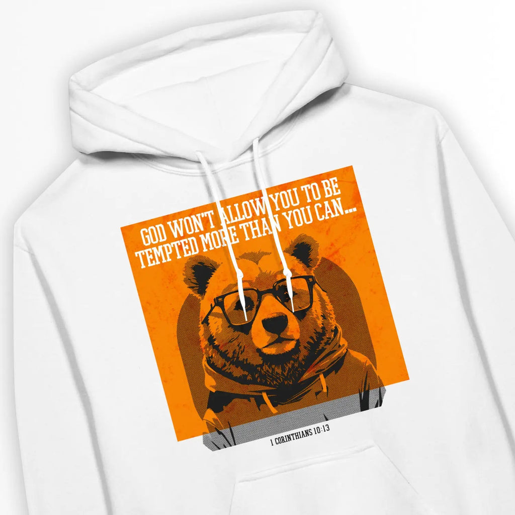 More Than You Can... Bear – Unisex Christian Hoodie designed by 3rd Day Christian Clothing.