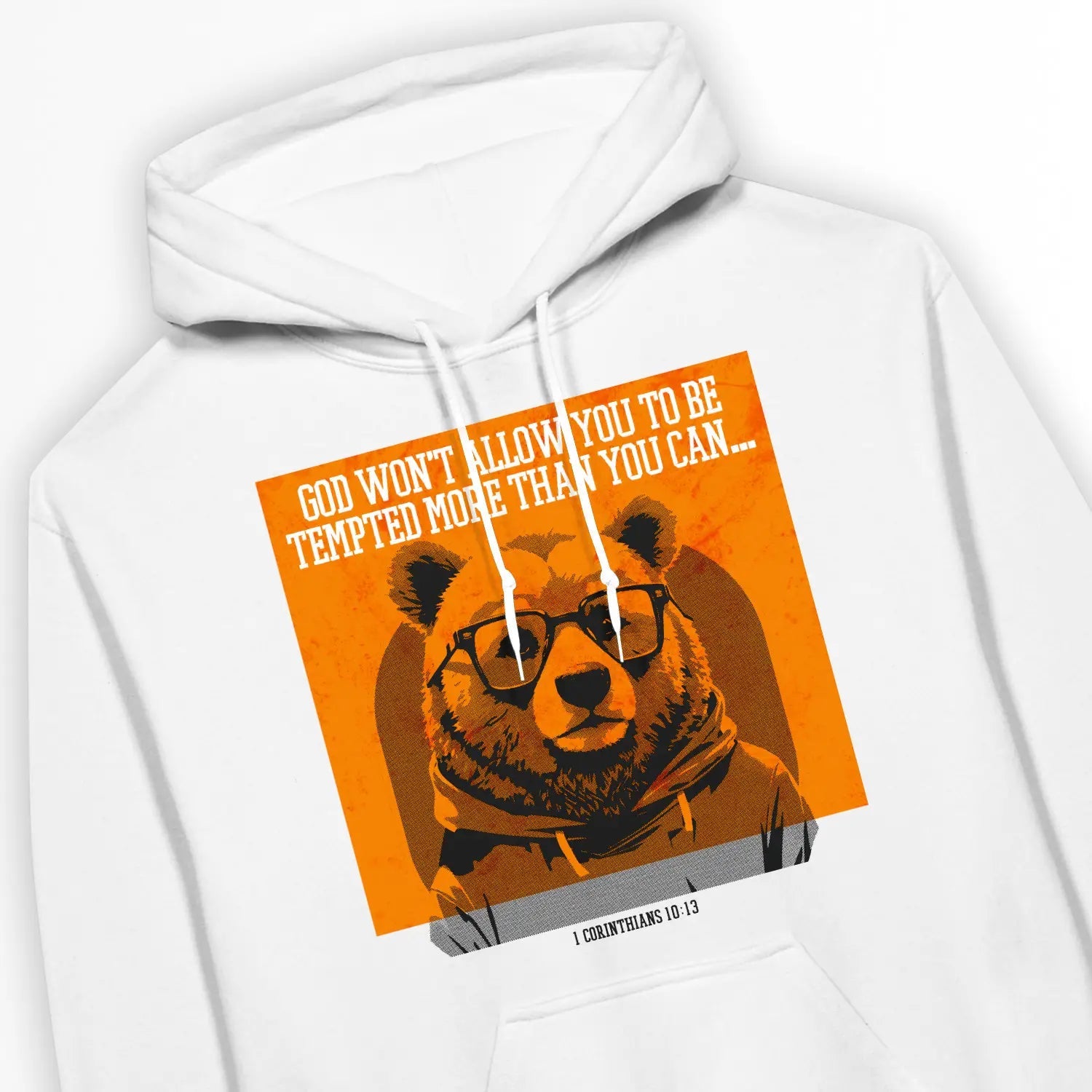 More Than You Can... Bear – Unisex Christian Hoodie designed by 3rd Day Christian Clothing.