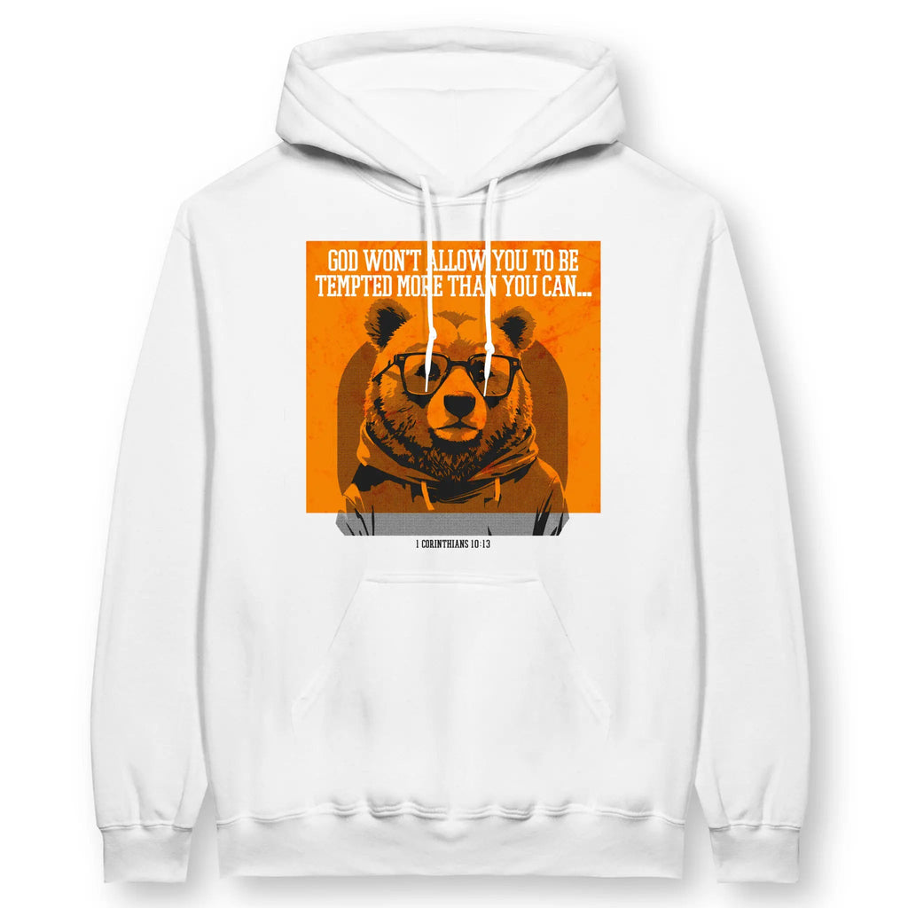More Than You Can... Bear – Unisex Christian Hoodie designed by 3rd Day Christian Clothing.