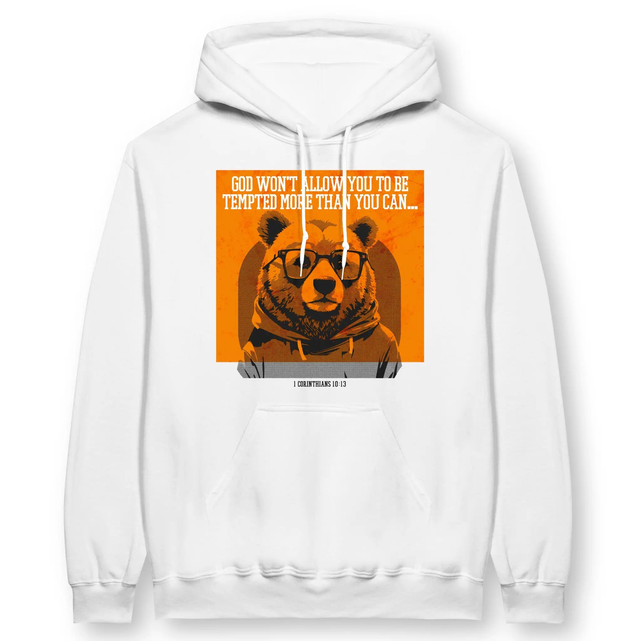 More Than You Can... Bear – Unisex Christian Hoodie designed by 3rd Day Christian Clothing.