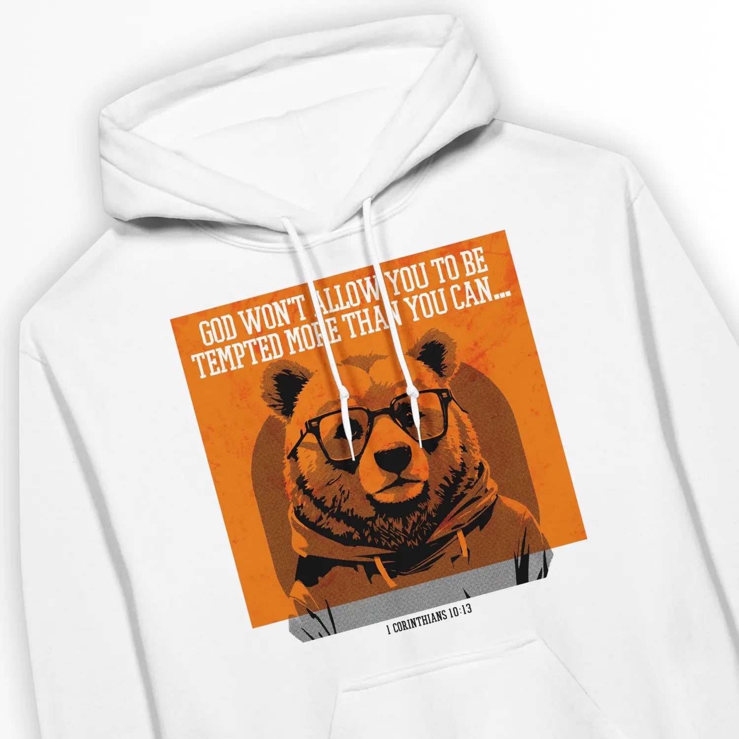 More Than You Can... Bear | Premium Unisex Christian Hoodie designed by 3rd Day Christian Clothing.