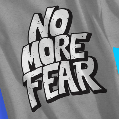 NO MORE FEAR | Premium Unisex Christian T-Shirt designed by 3rd Day Christian Clothing.