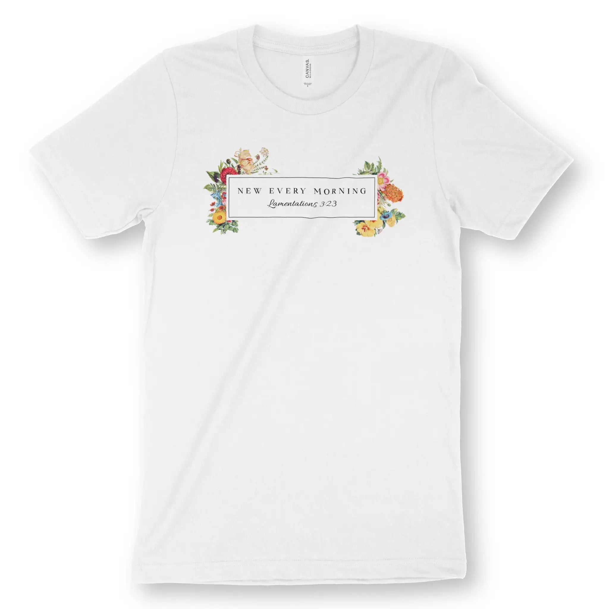 New Every Morning (Lam. 3:23) – Unisex Christian T-Shirt designed by 3rd Day Christian Clothing.