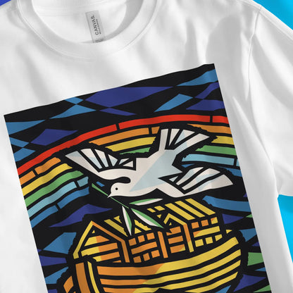 An image of Noah's Ark | Premium Unisex Christian T-shirt available at 3rd Day Christian Clothing UK