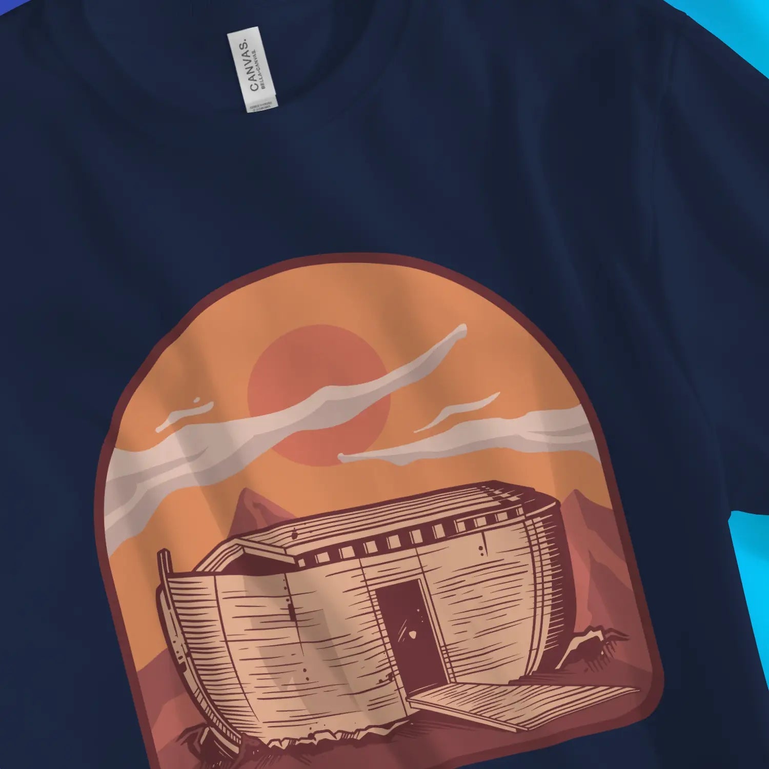 Noah's Ark 2.0 – Unisex Christian T-Shirt designed by 3rd Day Christian Clothing.