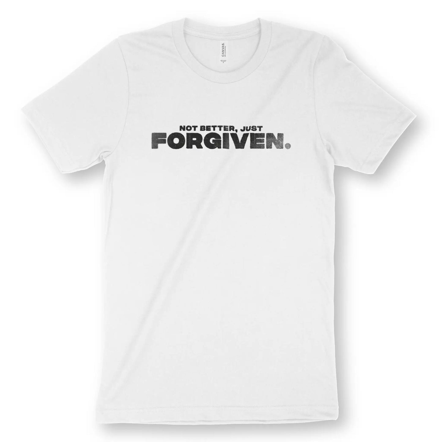 Not Better. Just Forgiven. | Premium Unisex Christian T-Shirt designed by 3rd Day Christian Clothing.