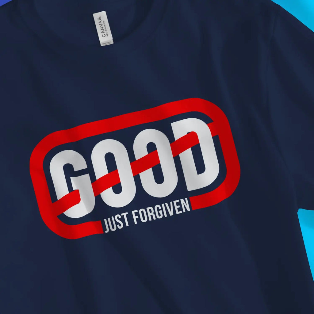 Not Good Just Forgiven – Unisex Christian T-Shirt designed by 3rd Day Christian Clothing.