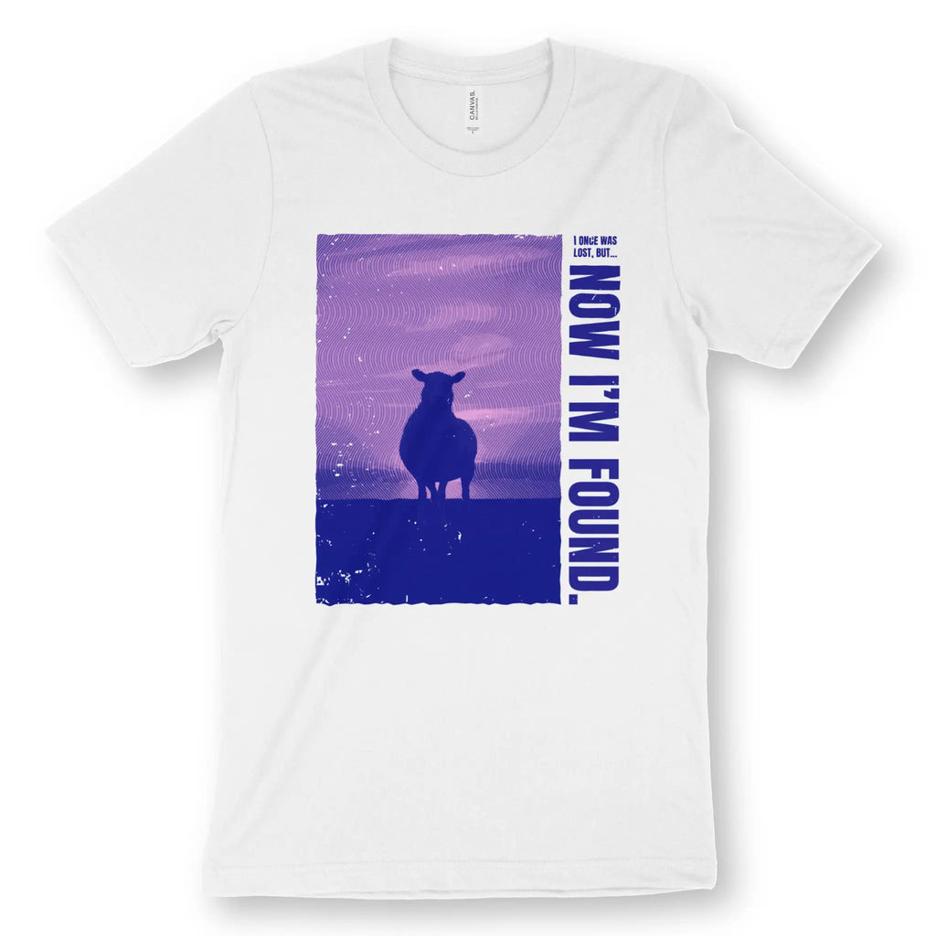 Now I'm Found (Wavy) 2.0 – Unisex Christian T-Shirt designed by 3rd Day Christian Clothing.