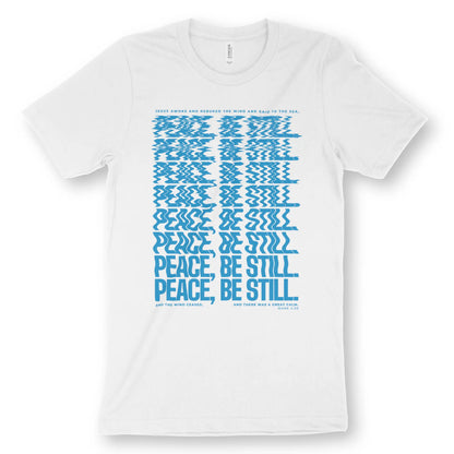 Peace Be Still (Warped) | Premium Unisex Christian T-shirt designed by 3rd Day Christian Clothing.