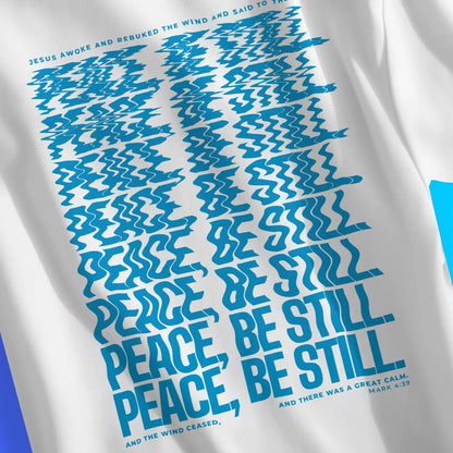 Peace Be Still (Warped) | Premium Unisex Christian T-shirt designed by 3rd Day Christian Clothing.