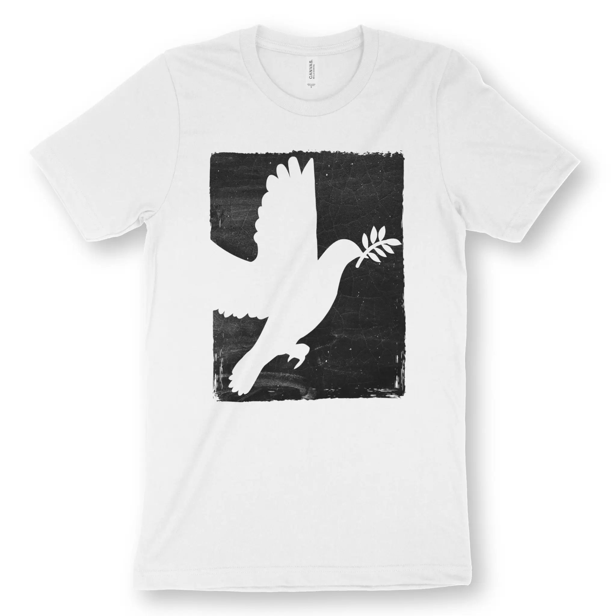 Peace Dove (Ink-Style) – Unisex Christian T-Shirt designed by 3rd Day Christian Clothing.