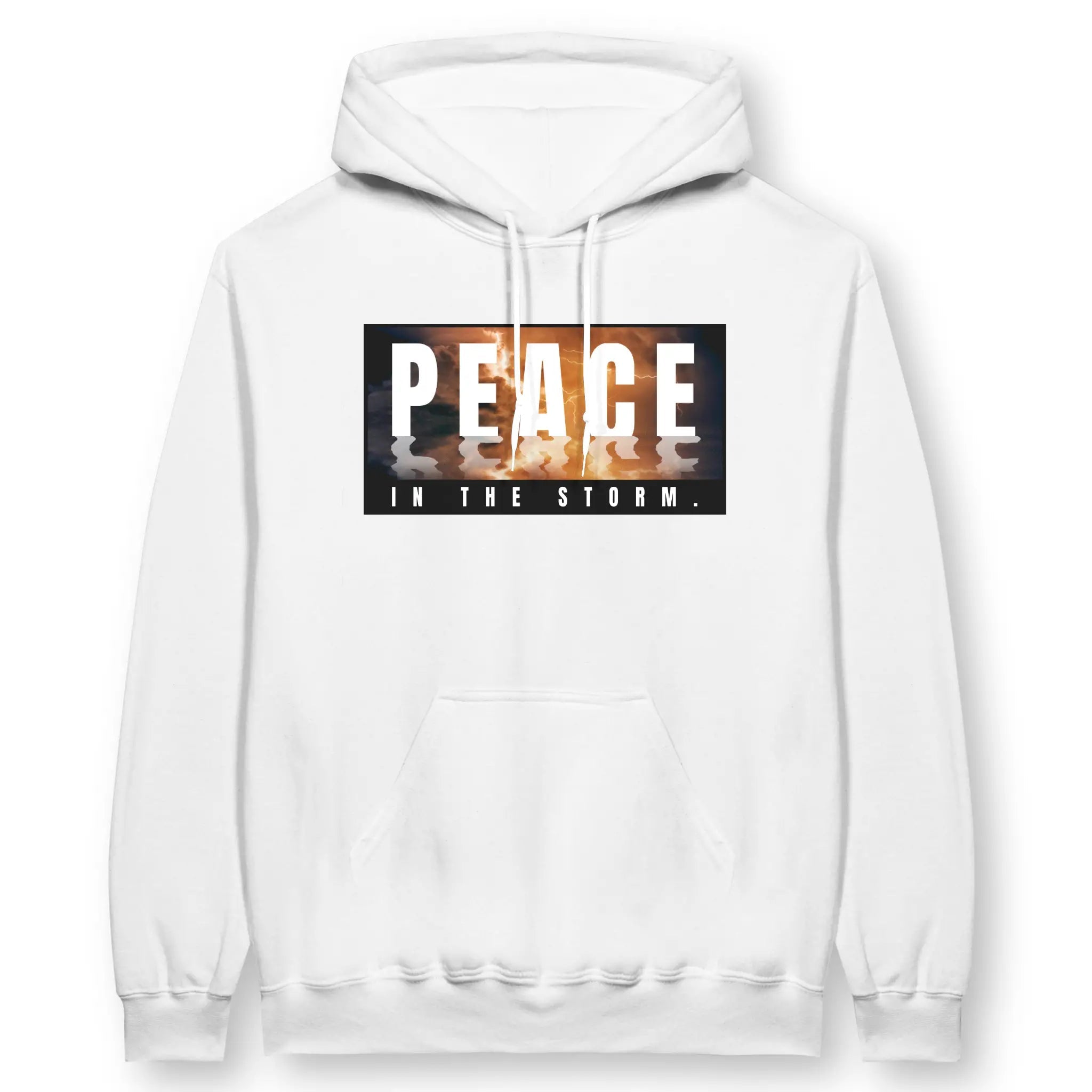 Peace In The Storm 2.0 – Unisex Christian Hoodie designed by 3rd Day Christian Clothing.