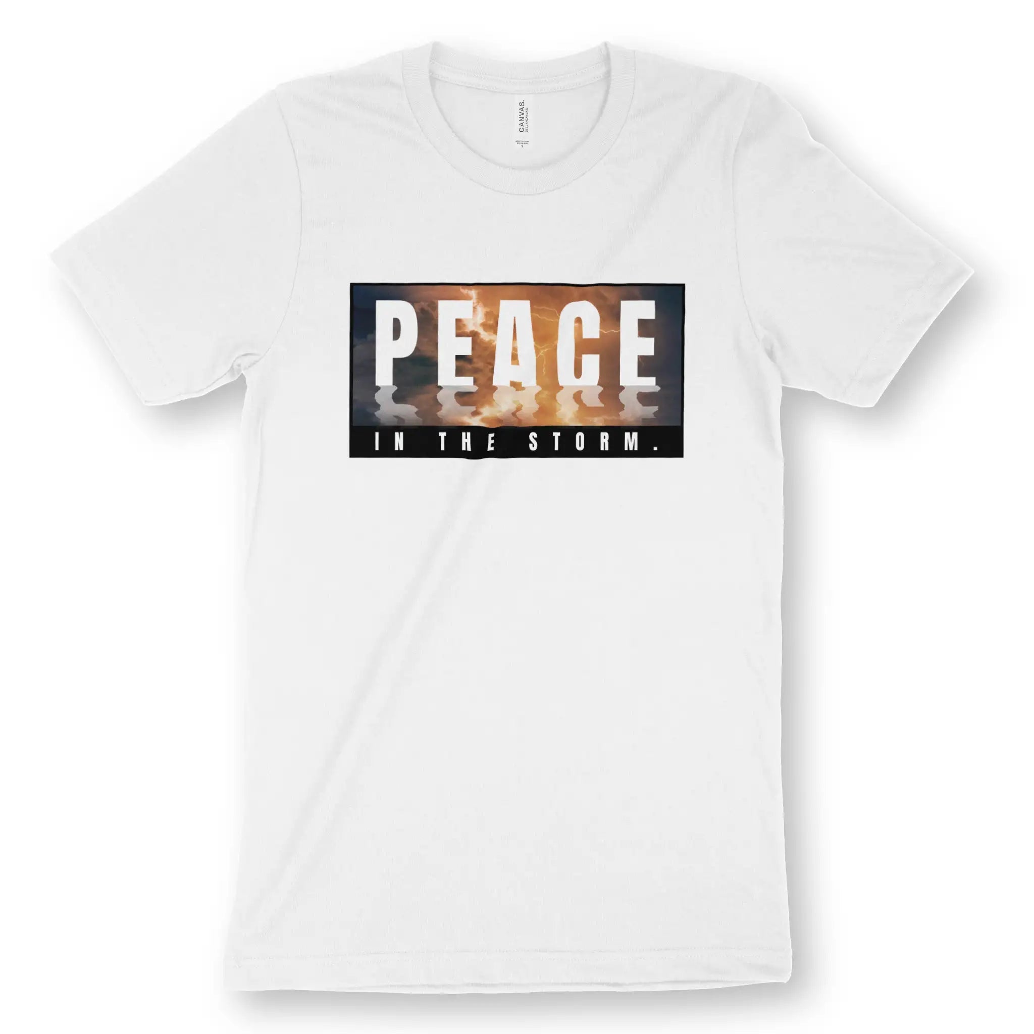 Peace In The Storm 2.0 – Unisex Christian T-Shirt designed by 3rd Day Christian Clothing.