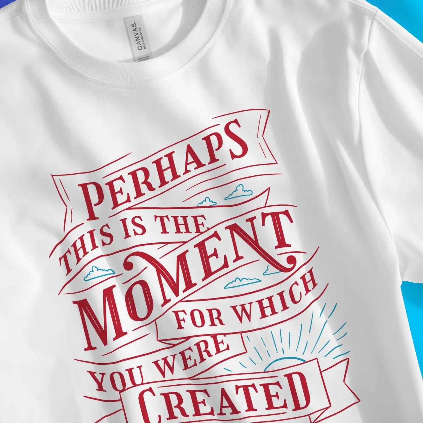 Perhaps This Is The Moment | Premium Unisex Christian T-Shirt designed by 3rd Day Christian Clothing.