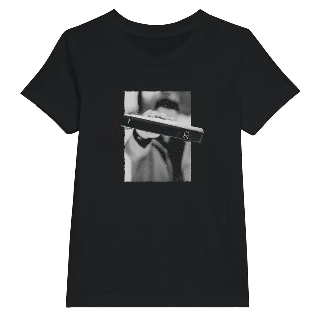 Pop-Out Bible 2.0 – Kids' Christian T-Shirt designed by 3rd Day Christian Clothing.
