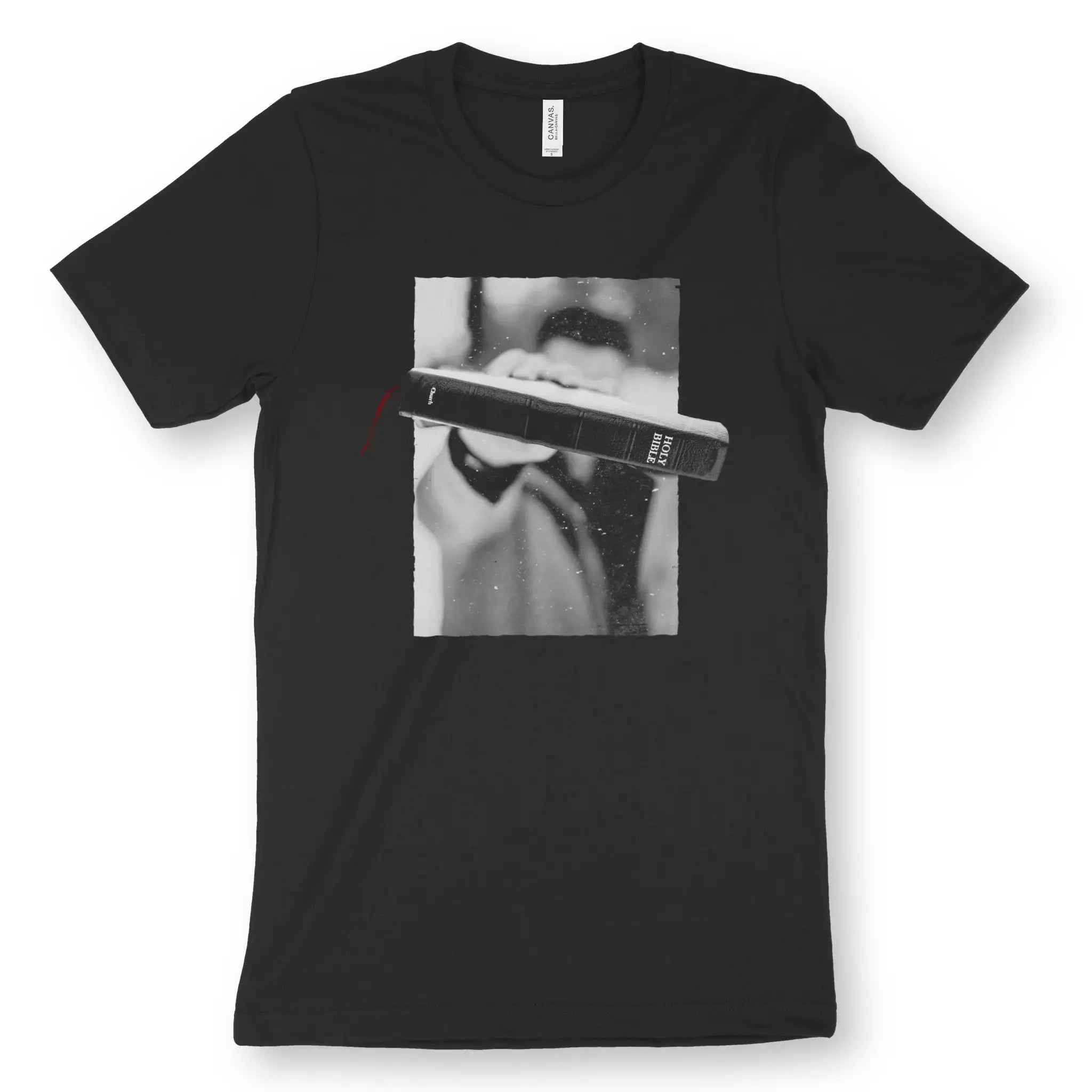 Pop-Out Bible 2.0 – Unisex Christian T-Shirt designed by 3rd Day Christian Clothing.