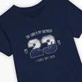 Psalm 23v1 – Kids' Christian T-Shirt designed by 3rd Day Christian Clothing.