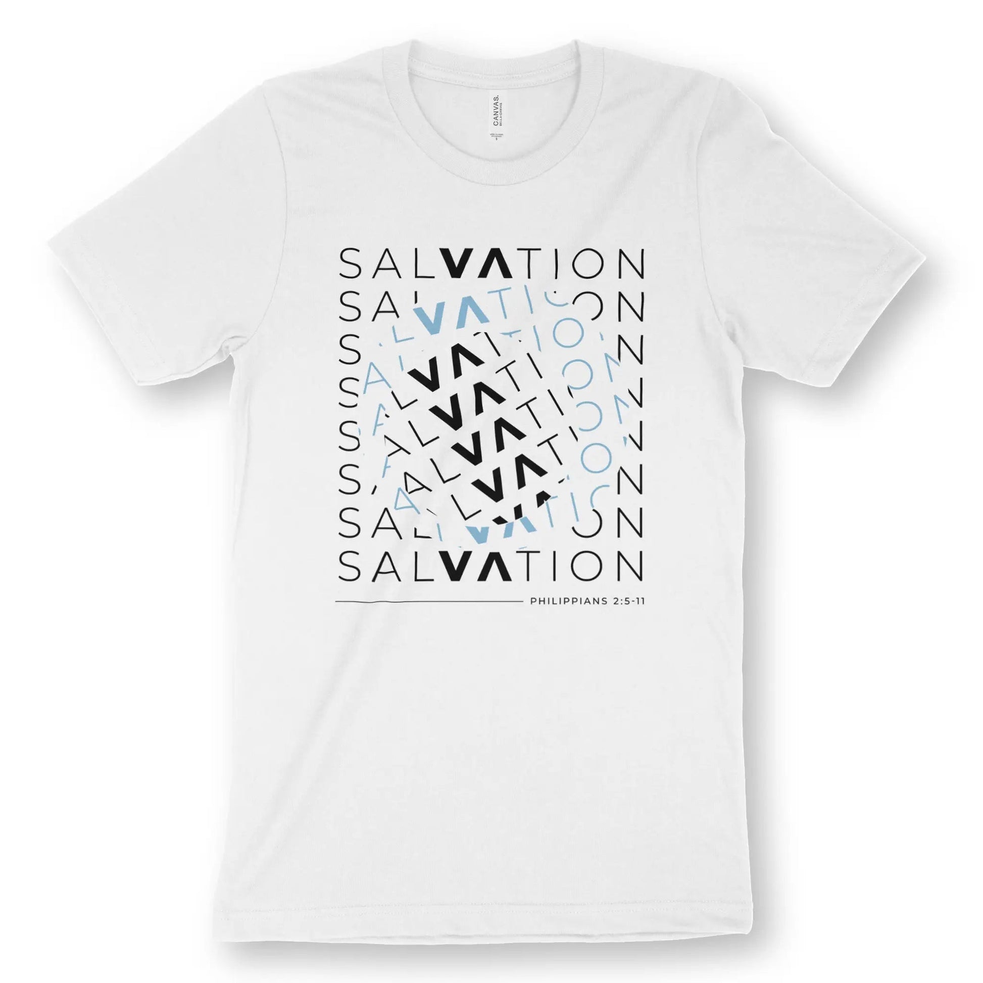 SALVATION (Philippians 2:5-11) 2.0 | Premium Unisex Christian T-Shirt designed by 3rd Day Christian Clothing.