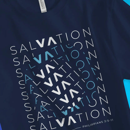 SALVATION (Philippians 2:5-11) | Premium Unisex Christian T-Shirt designed by 3rd Day Christian Clothing.