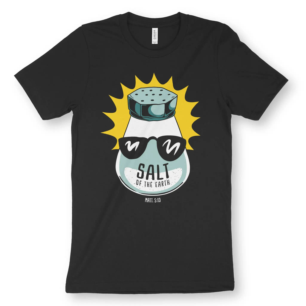 Salt Of The Earth (Matt. 5:13) 2.0 – Unisex Christian T-Shirt designed by 3rd Day Christian Clothing.