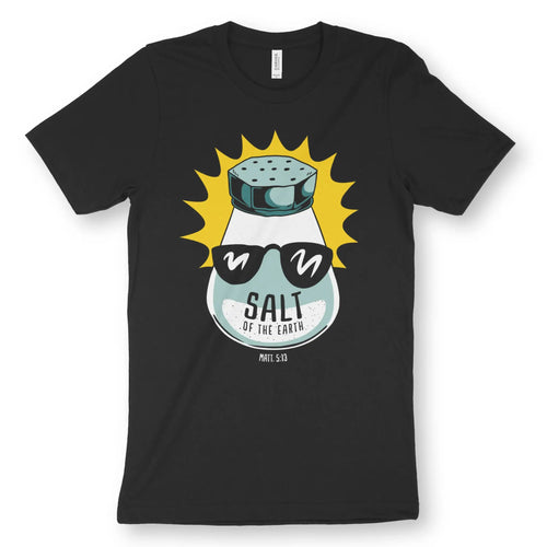 Salt Of The Earth (Matt. 5:13, 2nd Edition) – Unisex Christian T-Shirt designed by 3rd Day Christian Clothing.