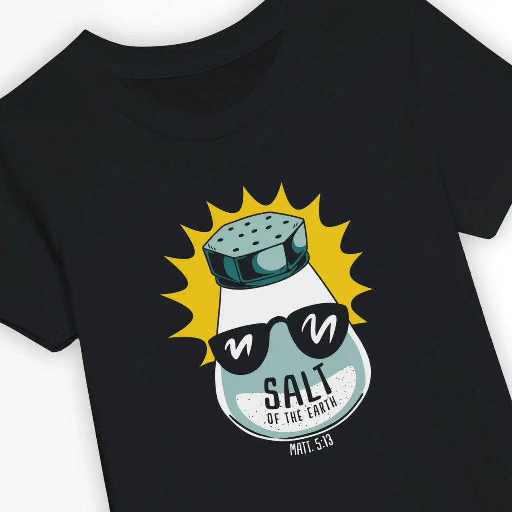 Salt Of The Earth (Matt. 5:13) – Kids' Christian T-Shirt designed by 3rd Day Christian Clothing.