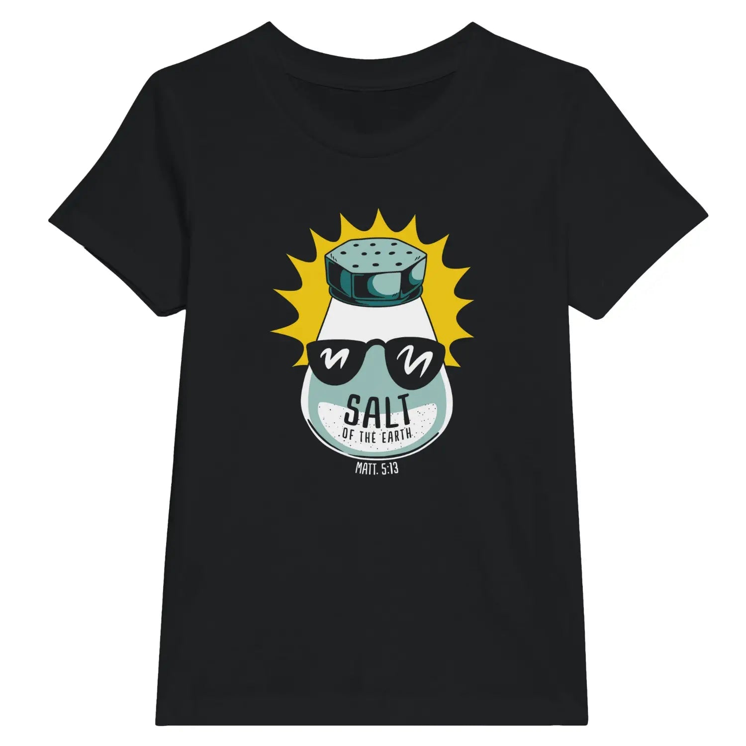 Salt Of The Earth (Matt. 5:13) – Kids' Christian T-Shirt designed by 3rd Day Christian Clothing.