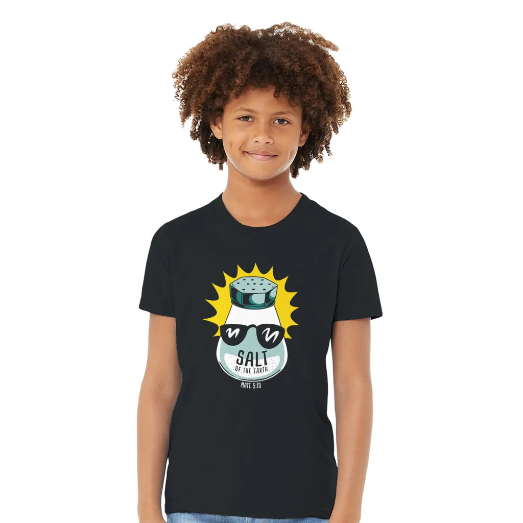 Salt Of The Earth (Matt. 5:13) – Kids' Christian T-Shirt designed by 3rd Day Christian Clothing.