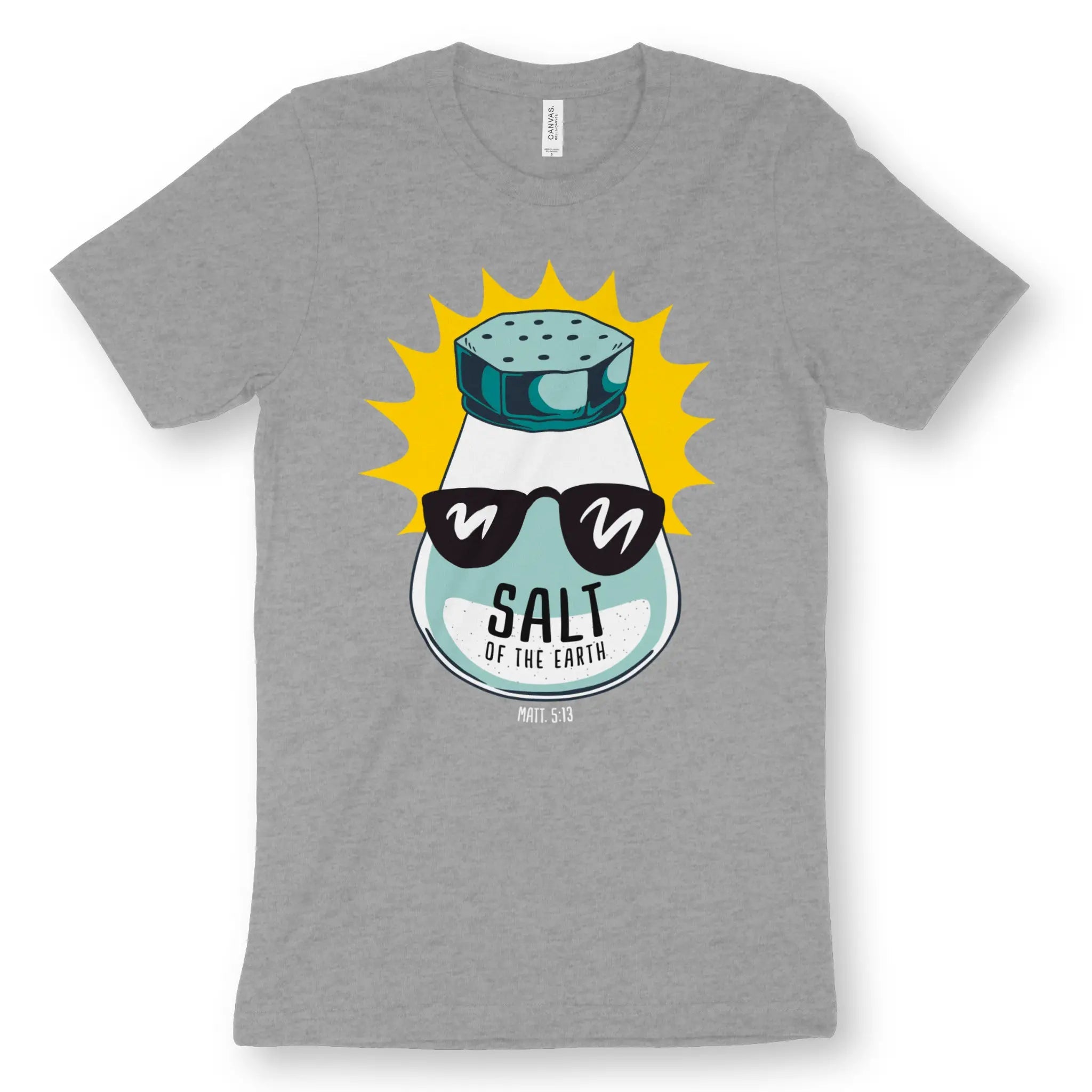 Salt Of The Earth (Matt. 5:13) – Unisex Christian T-Shirt designed by 3rd Day Christian Clothing.