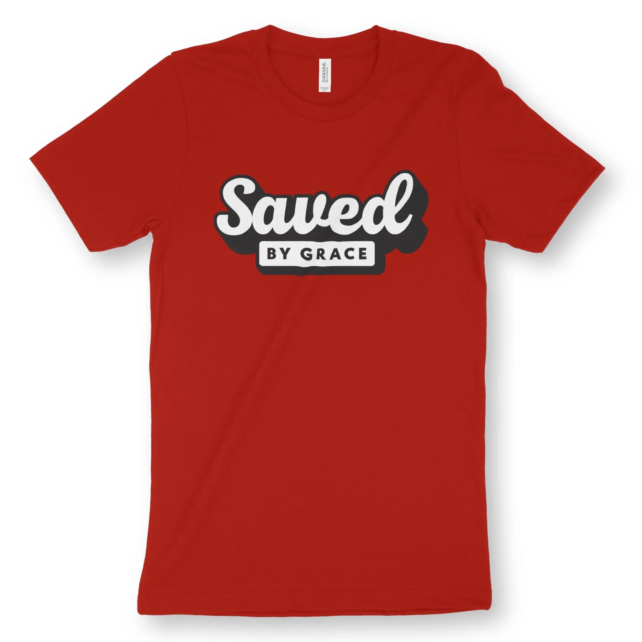 Saved By Grace – Unisex Christian T-Shirt designed by 3rd Day Christian Clothing.