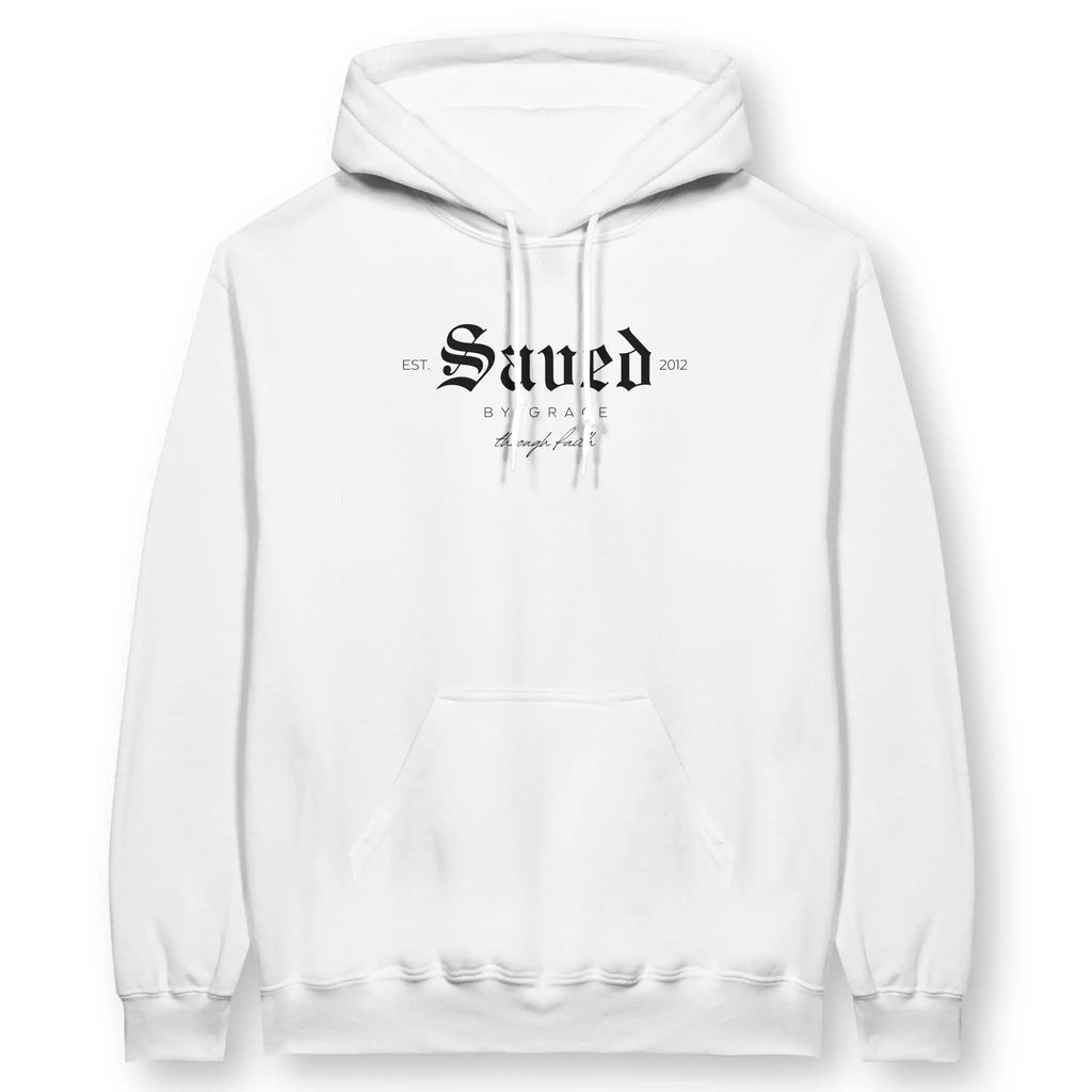 Saved By Grace (CUSTOM) – Unisex Christian Hoodie designed by 3rd Day Christian Clothing.