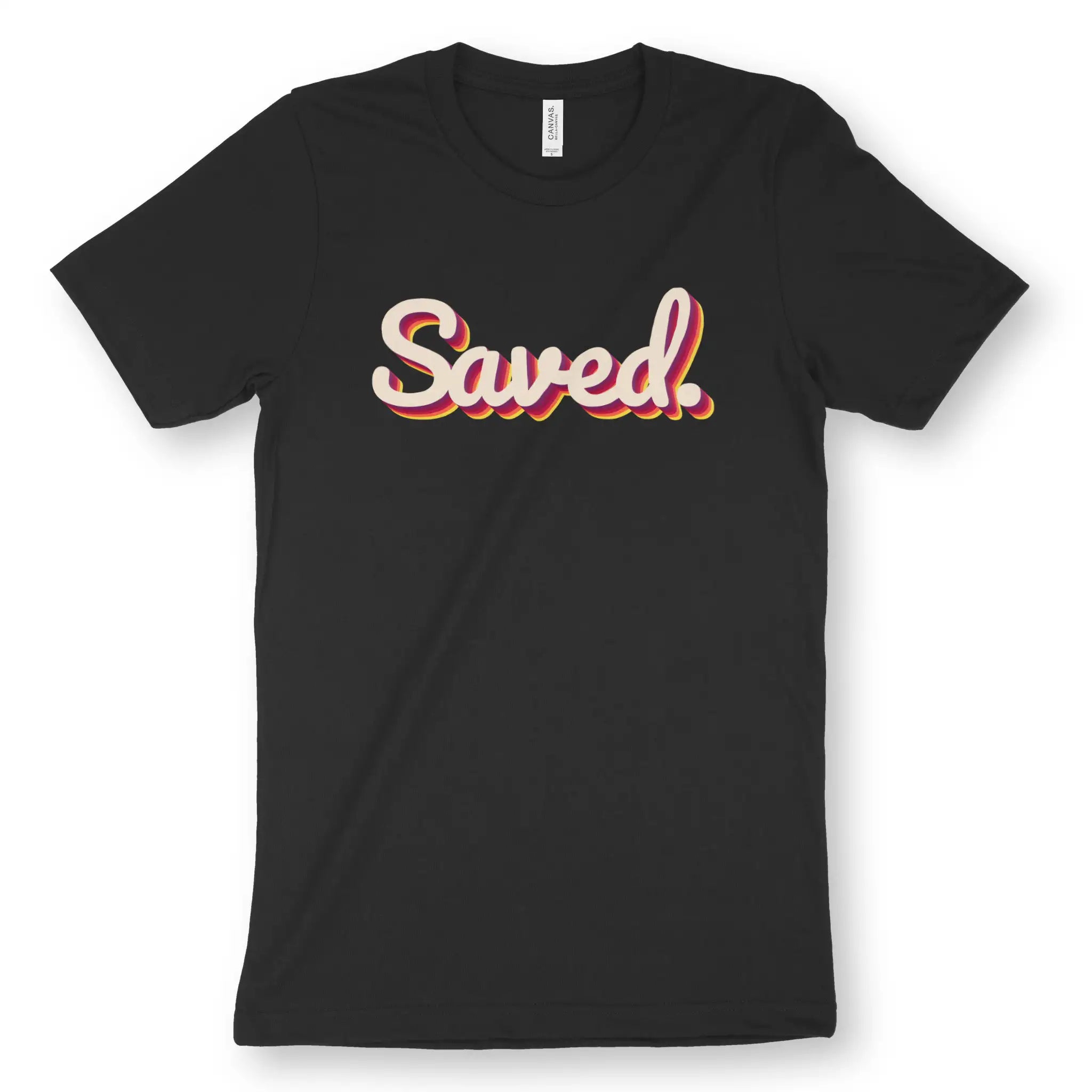 Saved. (3D) – Unisex Christian T-Shirt designed by 3rd Day Christian Clothing.