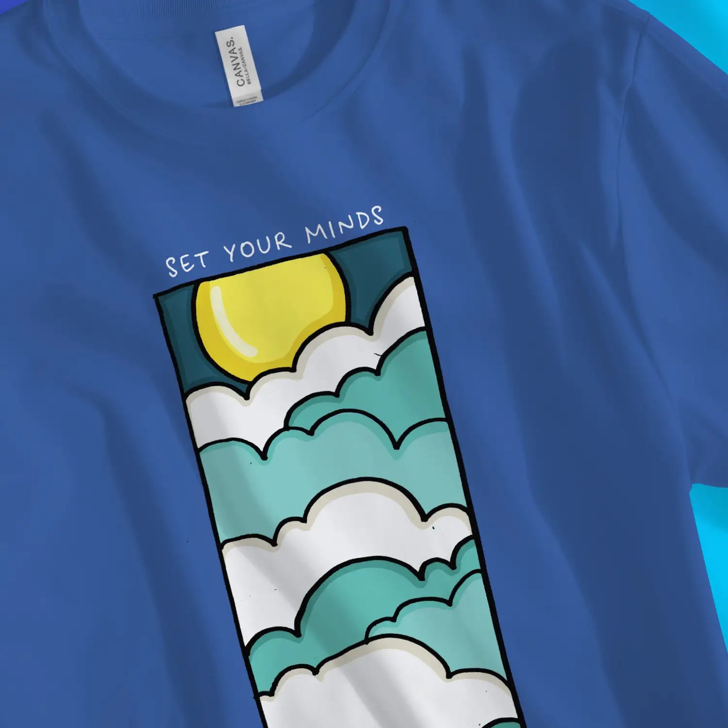 Set Your Minds On Things Above – Unisex Christian T-Shirt designed by 3rd Day Christian Clothing.