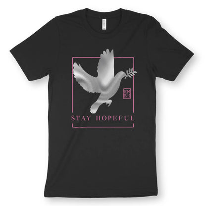 Stay Hopeful (Pink) | Premium Unisex Christian T-Shirt designed by 3rd Day Christian Clothing.