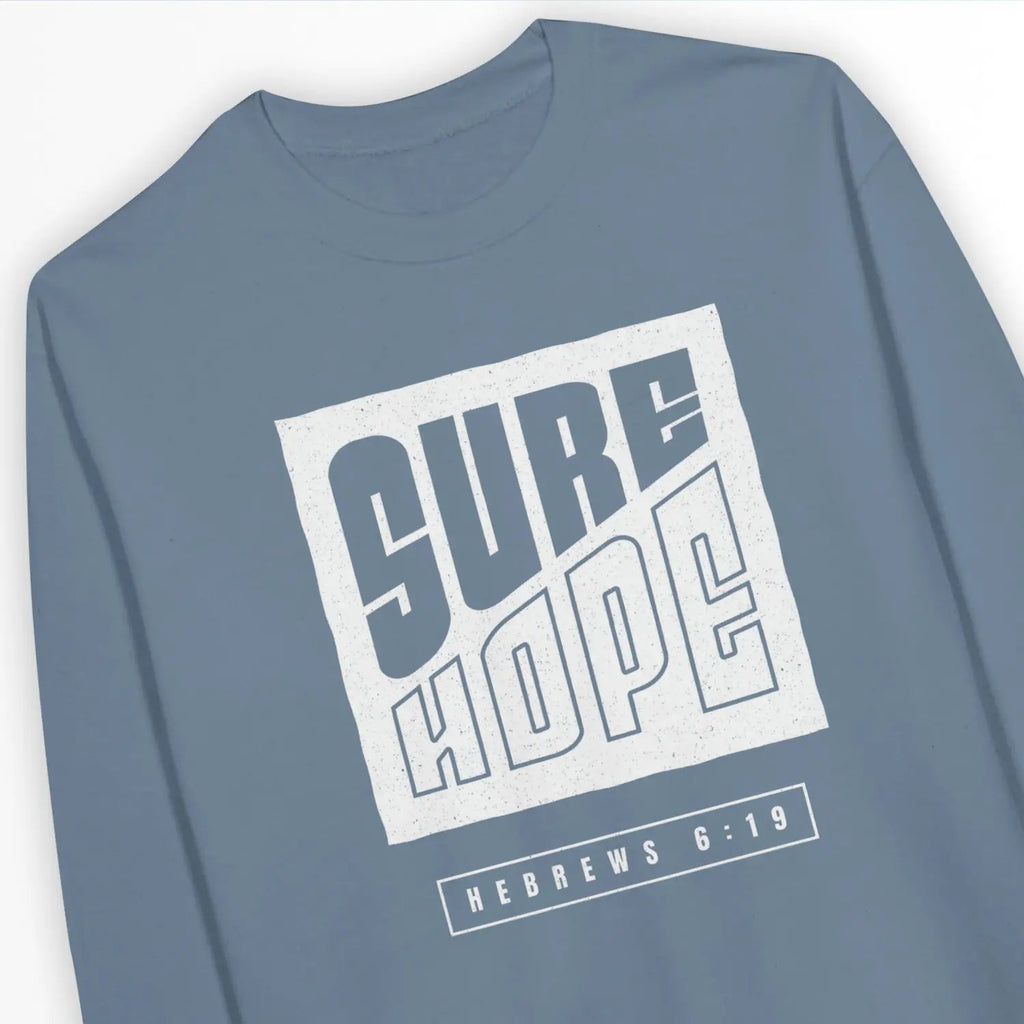 Sure Hope 2.0 – Unisex Christian Sweatshirt designed by 3rd Day Christian Clothing.