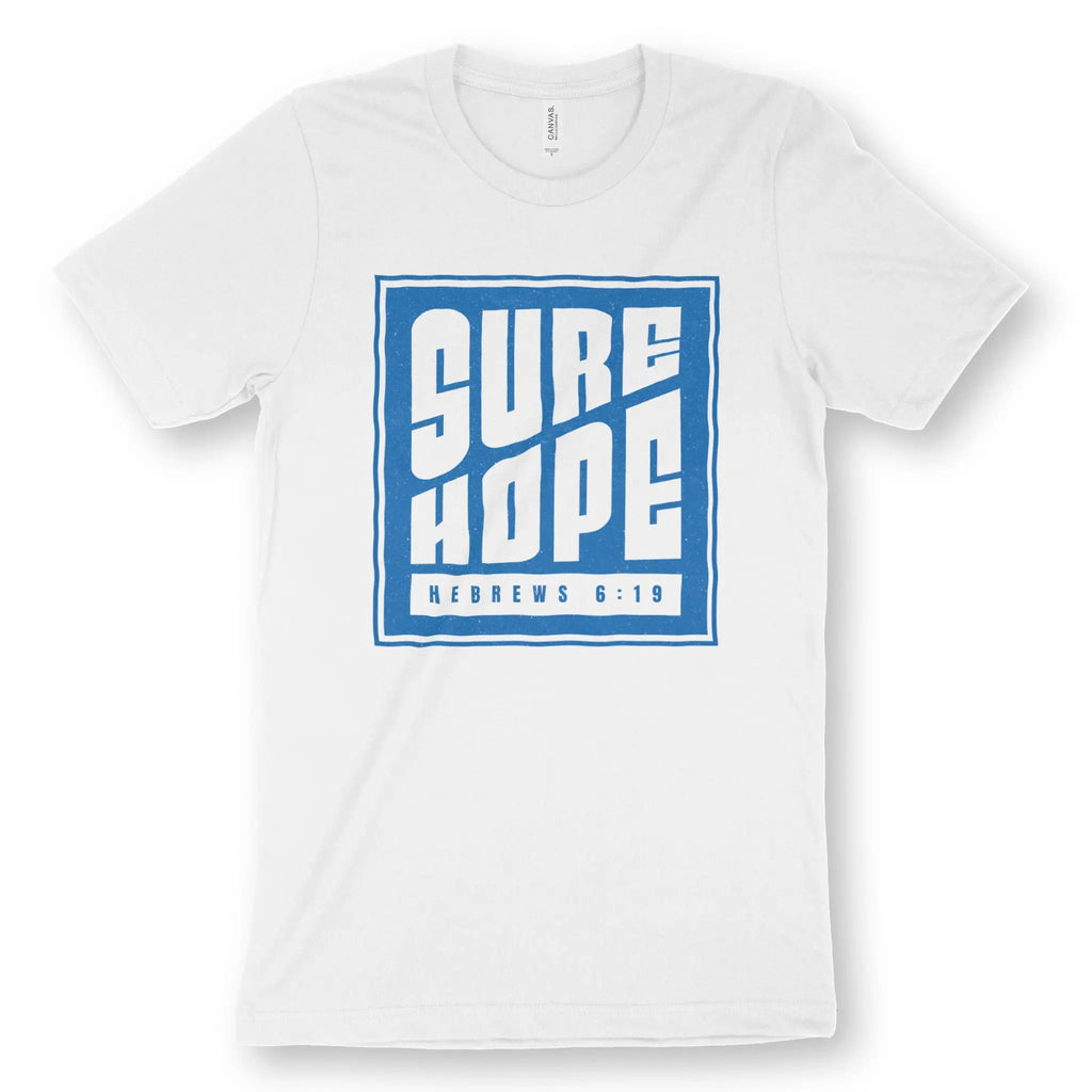 Sure Hope 3.0 – Unisex Christian T-Shirt designed by 3rd Day Christian Clothing.