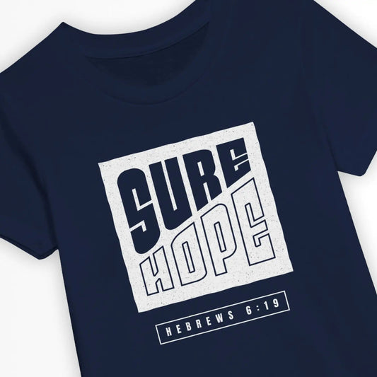 Sure Hope (Hebrews 6:19) | Premium Kids' Christian T-Shirt designed by 3rd Day Christian Clothing.