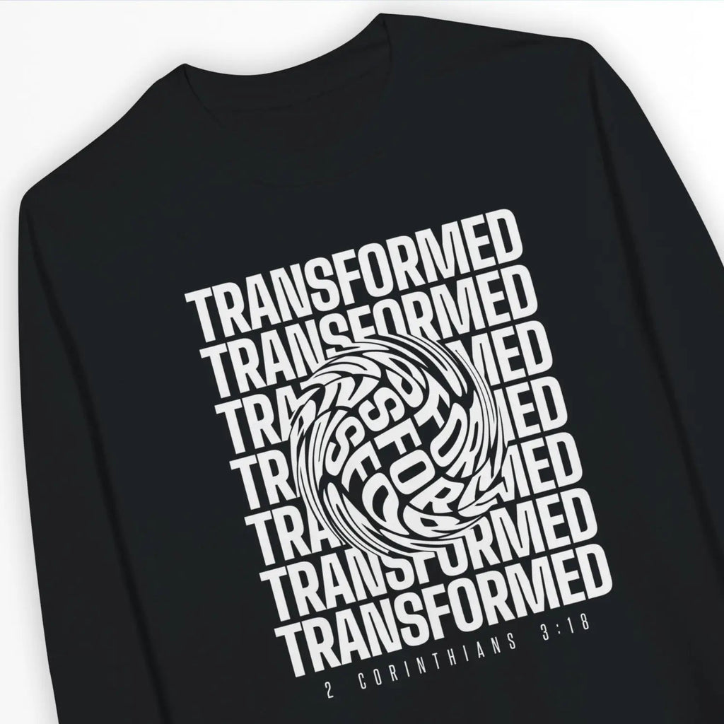 TRANSFORMED 2.0 – Unisex Christian Sweatshirt designed by 3rd Day Christian Clothing.