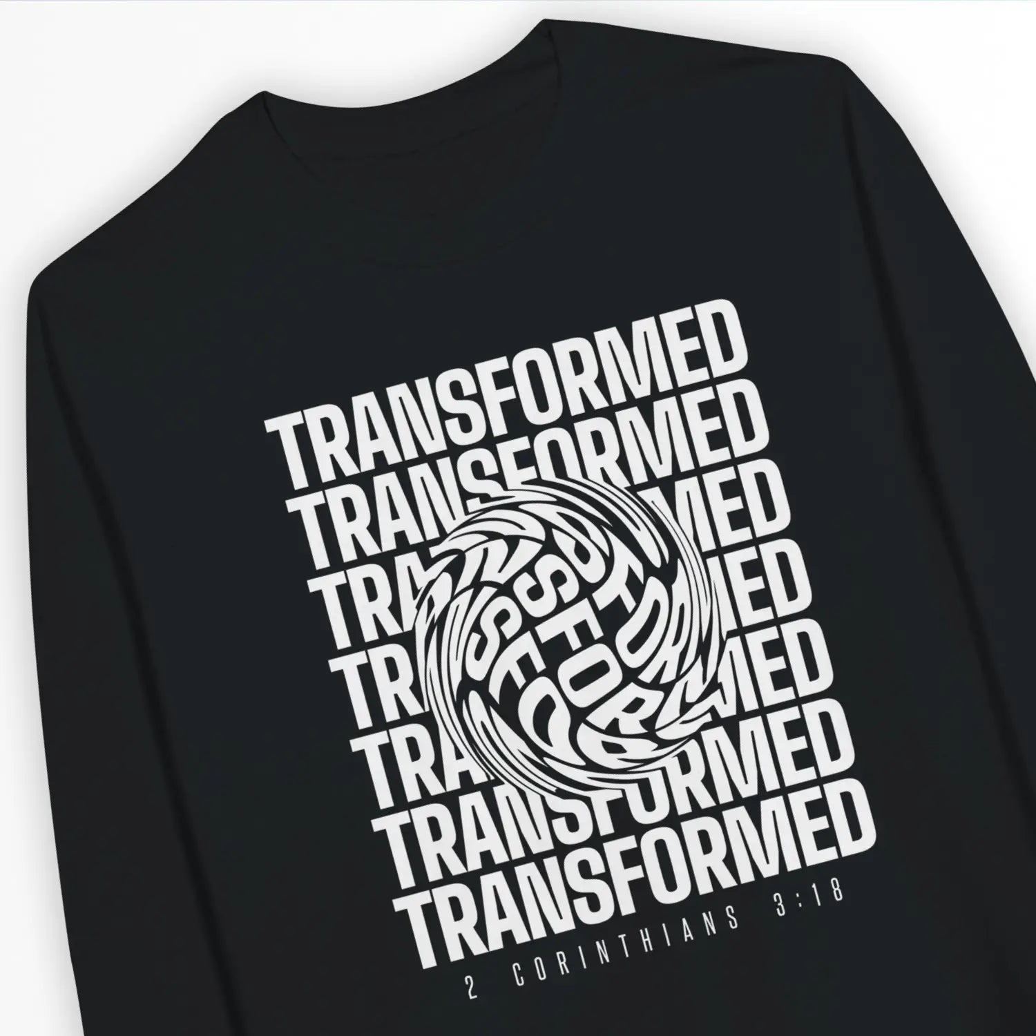 TRANSFORMED 2.0 – Unisex Christian Sweatshirt designed by 3rd Day Christian Clothing.