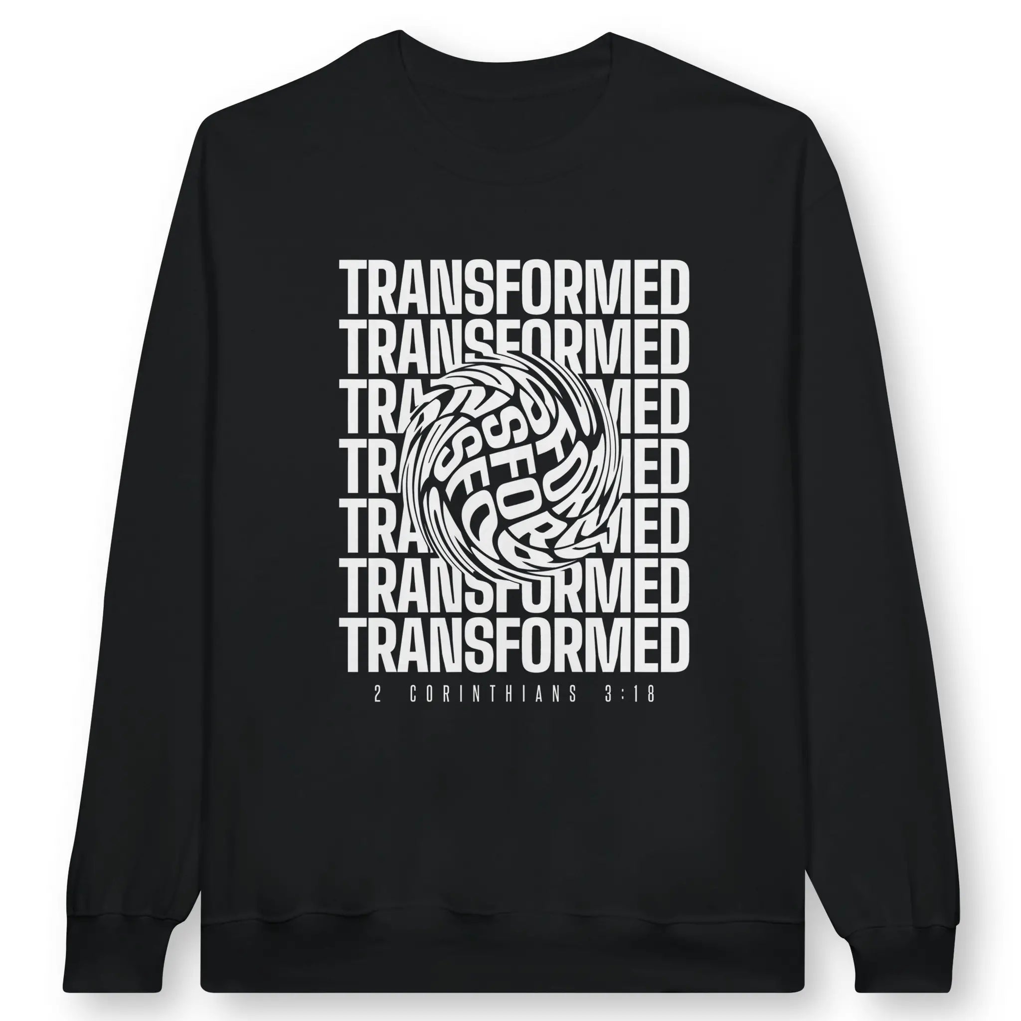 TRANSFORMED 2.0 – Unisex Christian Sweatshirt designed by 3rd Day Christian Clothing.